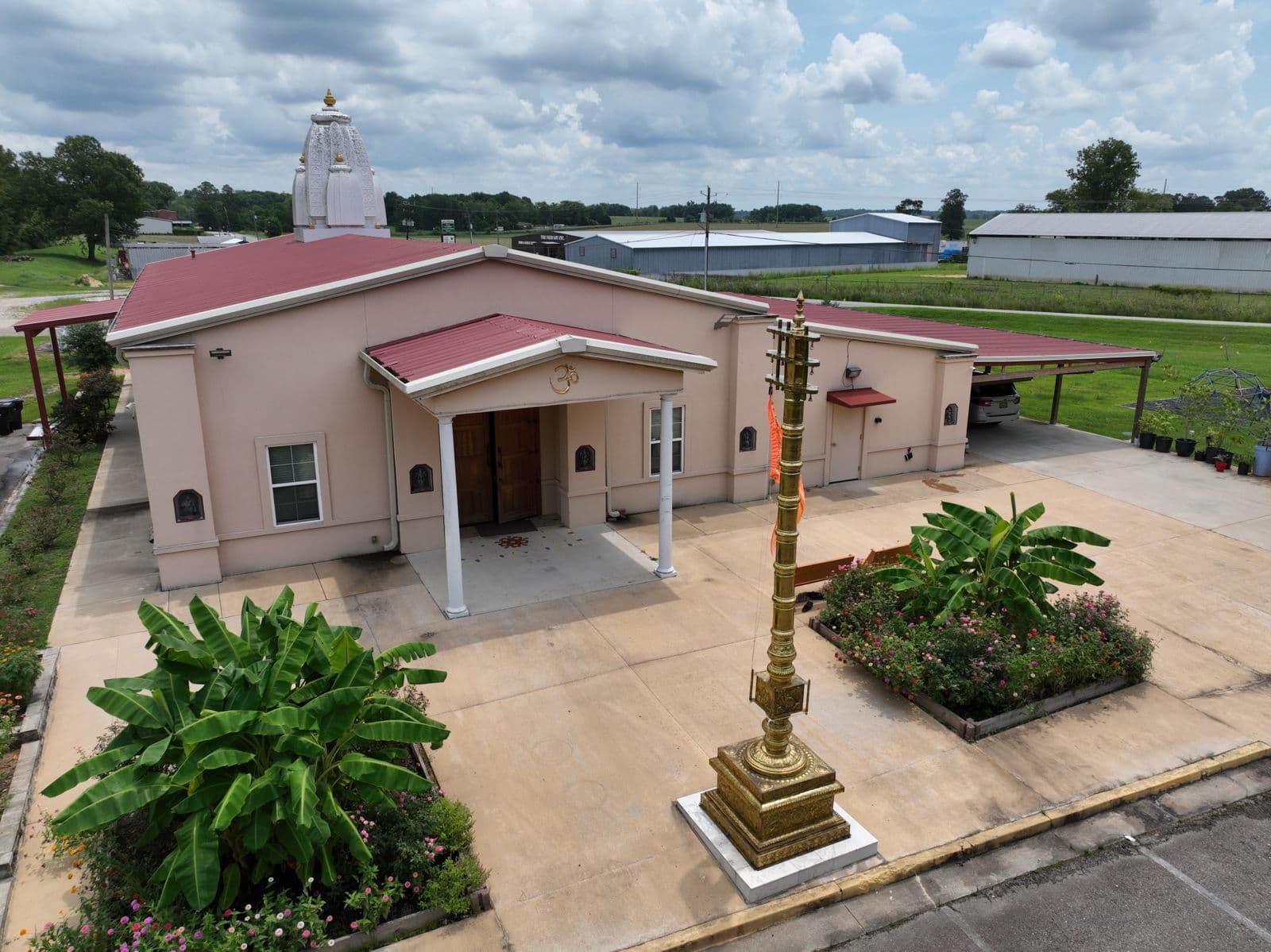 Hindu Temple of Montgomery Front View